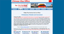 Desktop Screenshot of chinesevisaoffice.com